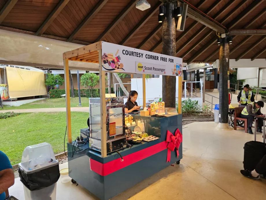 Rafraîchissements gratuits offerts par la compagnie aérienne Scoot