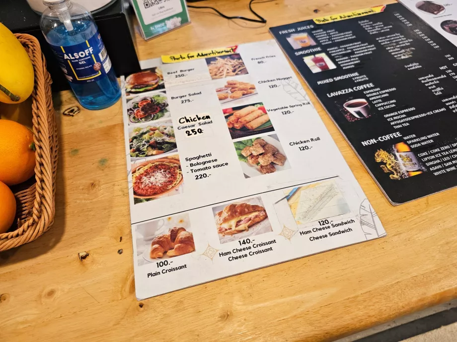 Prix des rafraîchissements