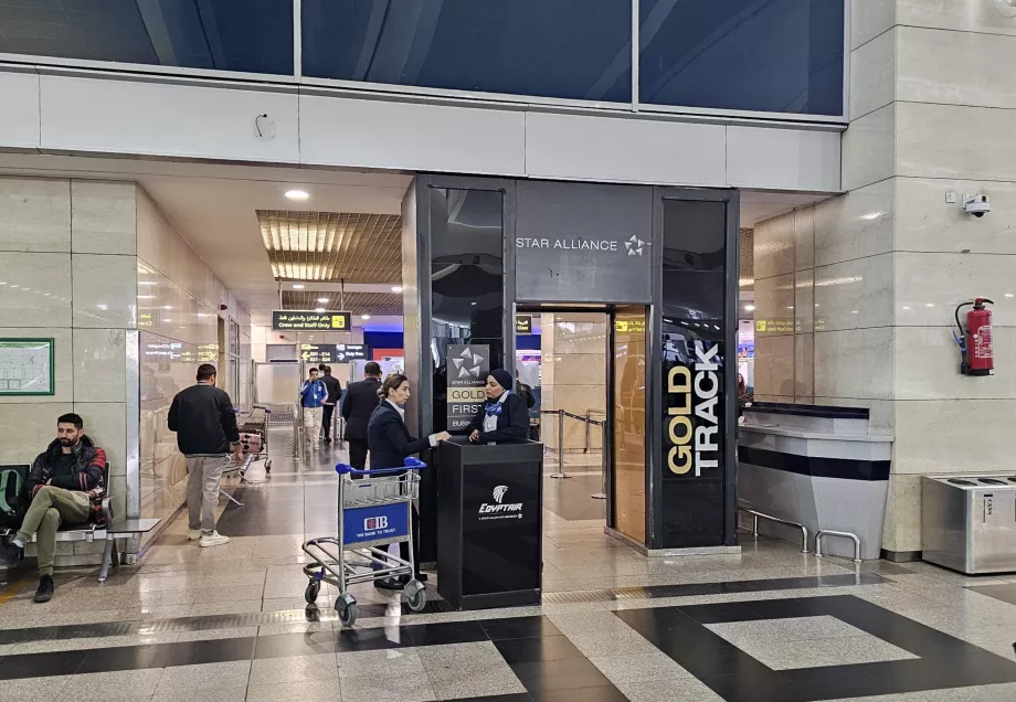 Accès rapide au contrôle des passeports, Terminal 3