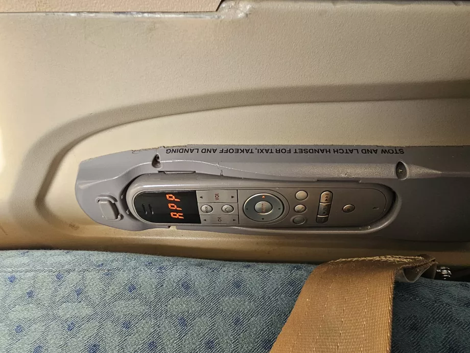 Contrôle de l'écran IFE