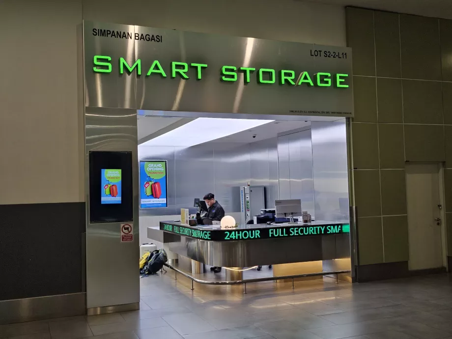 Stockage supplémentaire de bagages, Terminal 2