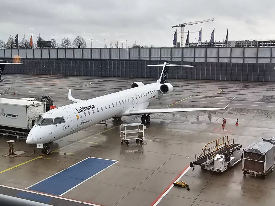 Mon avion sur le stand à Munich