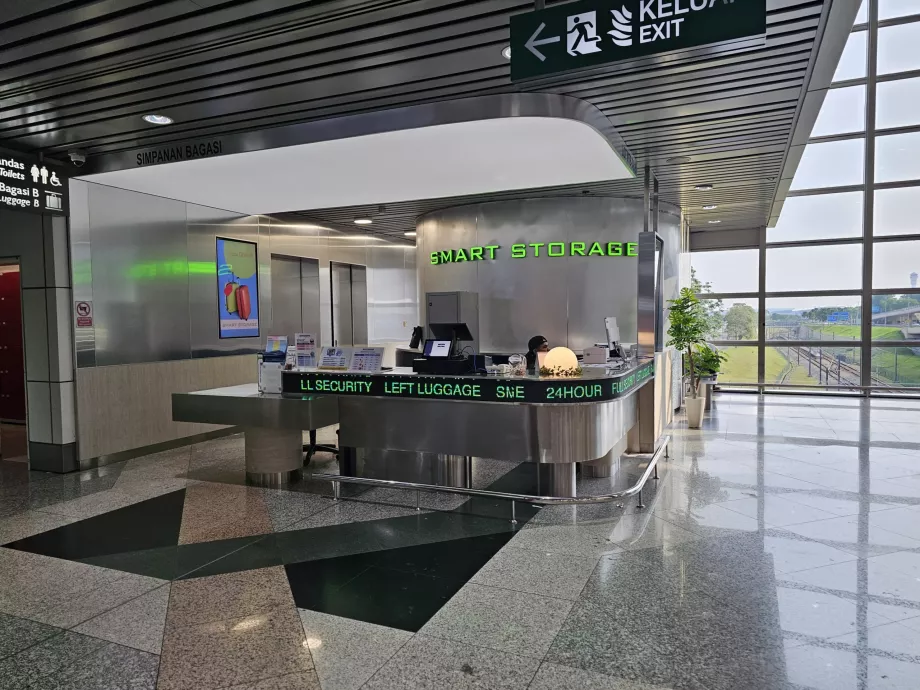 Entreposage des bagages, Terminal 1