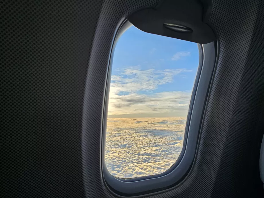 Vue au coucher du soleil