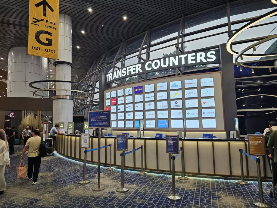Comptoirs de transfert, Terminal 1