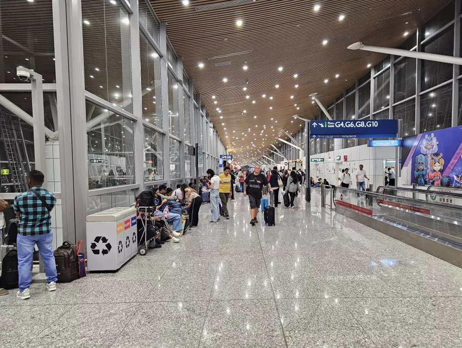 Zone des portes d'embarquement, Terminal 1
