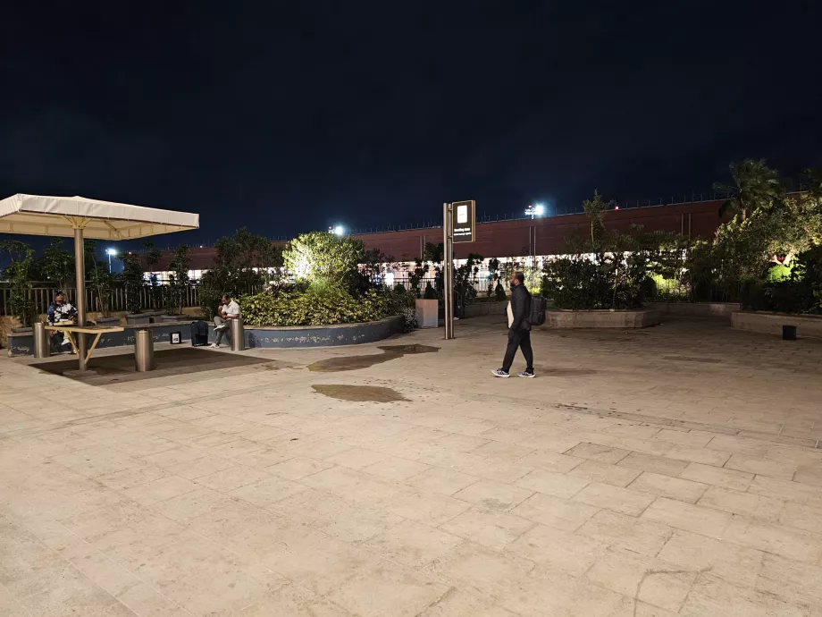 Terrasse extérieure pour fumeurs