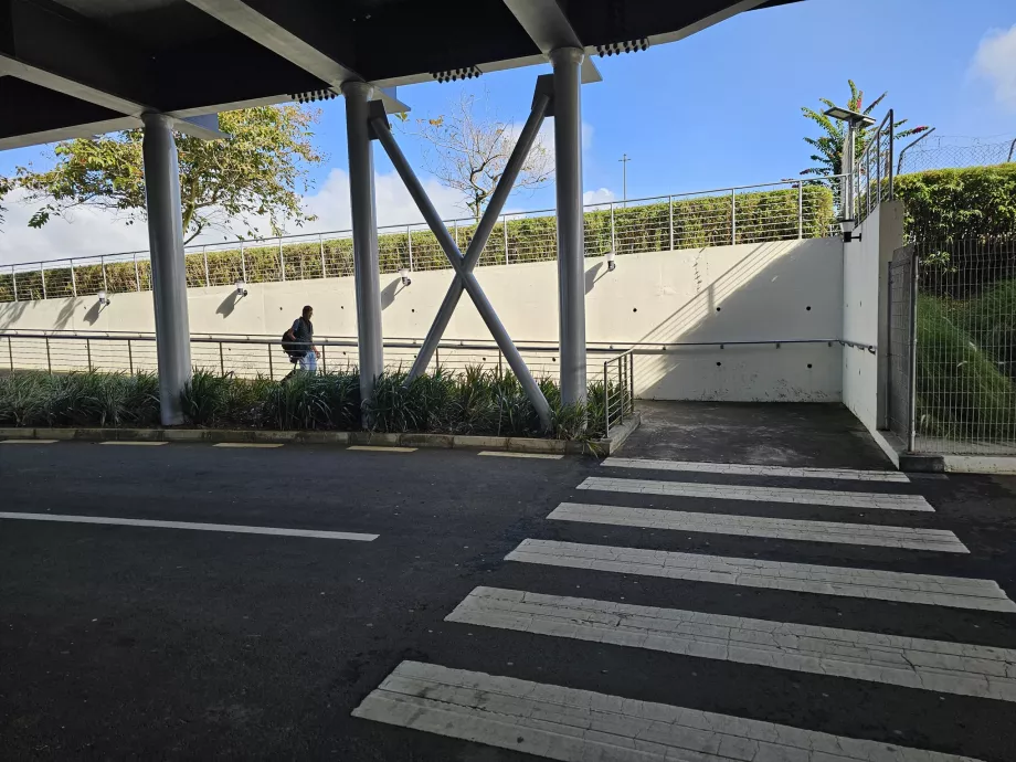 Le chemin vers l'arrêt de bus