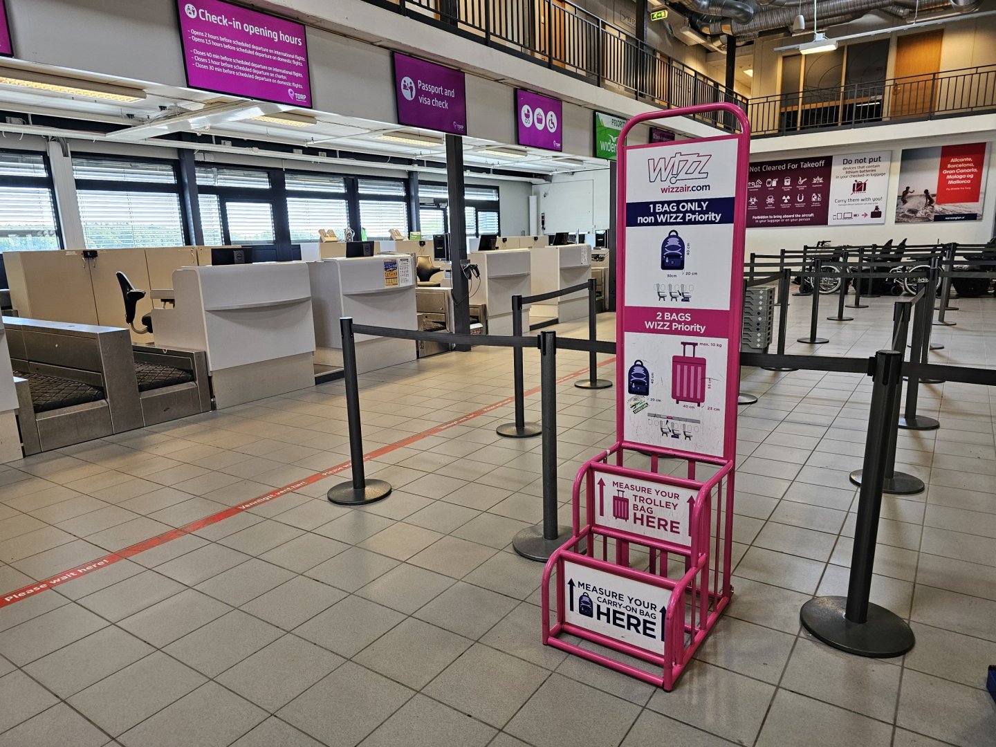 Wizz Air franchise de bagages (à main et en soute)