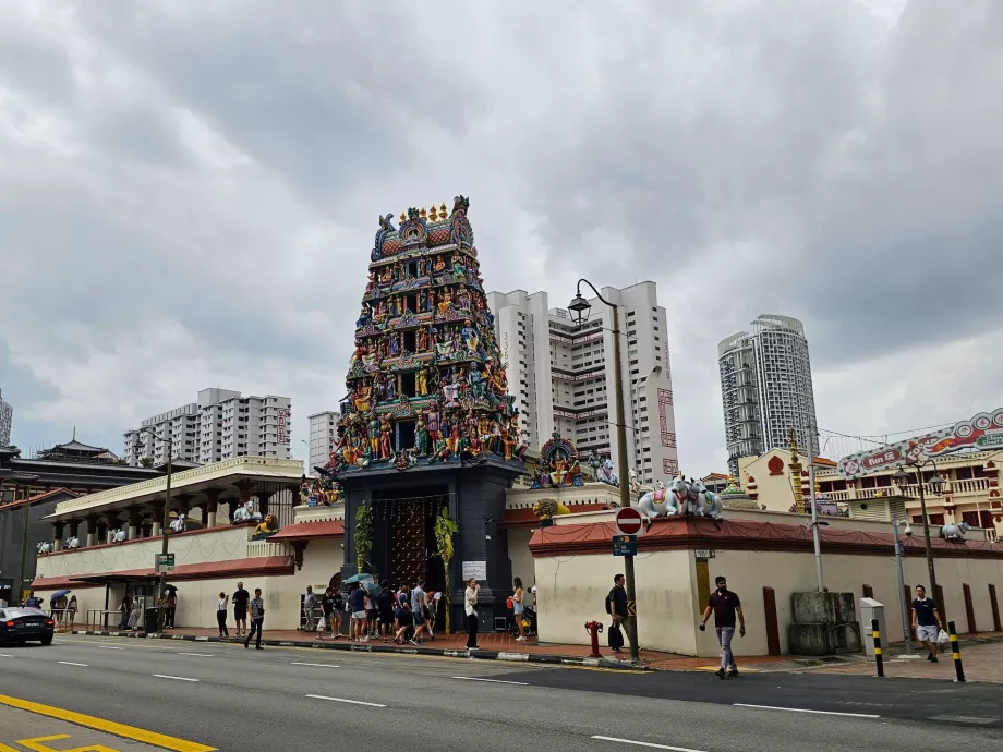 Quartier chinois, temple de Sri Mariamman
