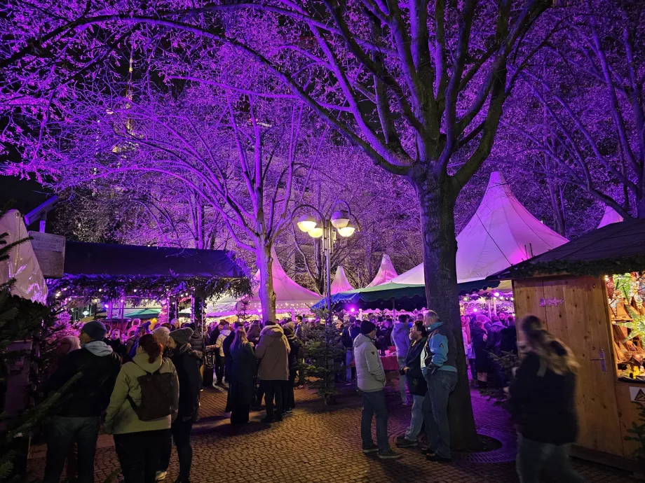 Marché de Noël Weiße-Lilie-Brunnen