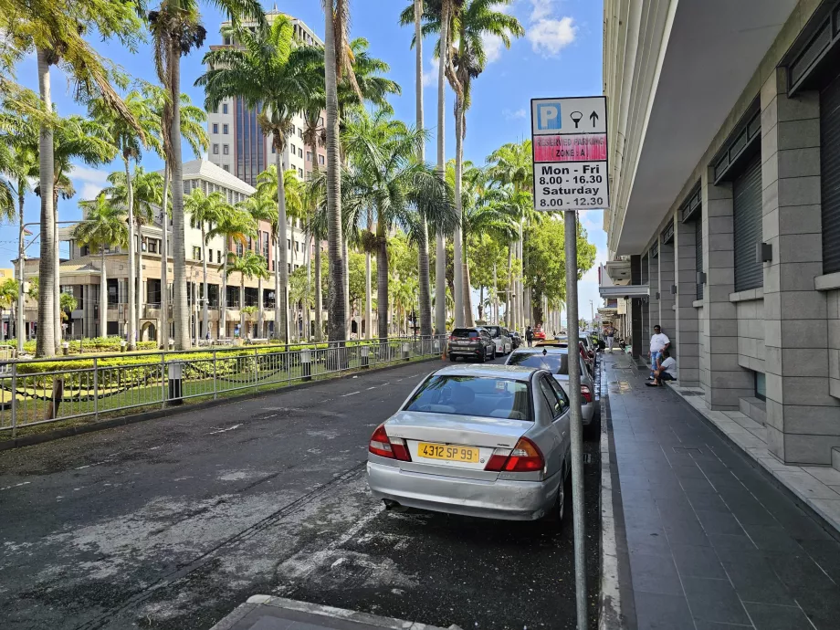 Stationnement payant dans la ville