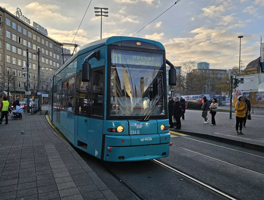 Trams à Francfort