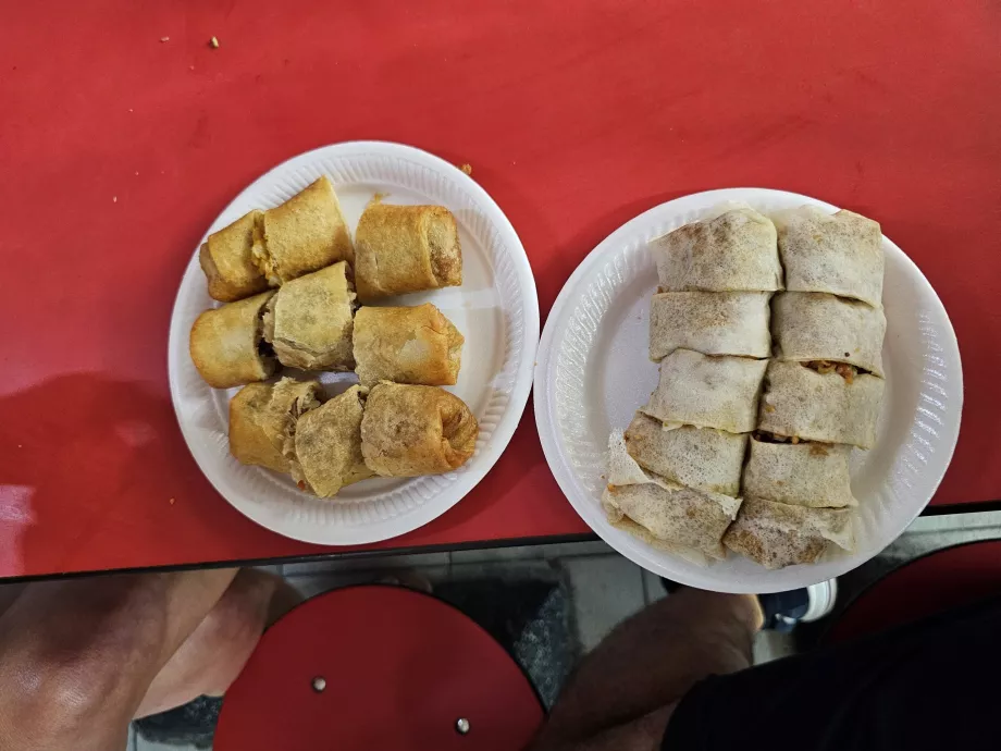 Chinatown Complex Food Centre, petits pains et popiah