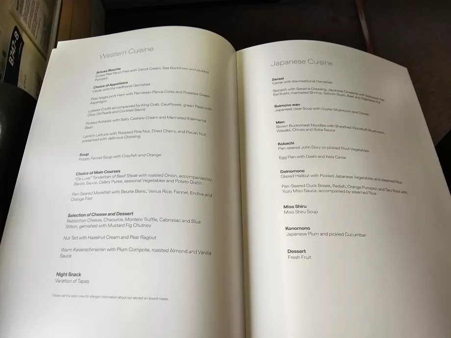 Service principal - entrée, plat principal, dessert