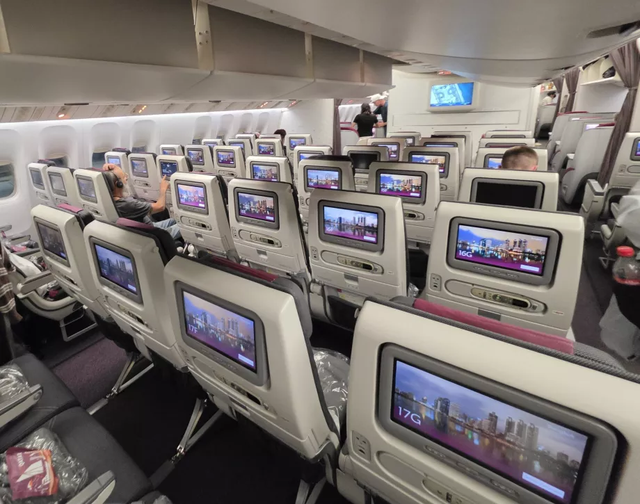 Cabine en classe économique