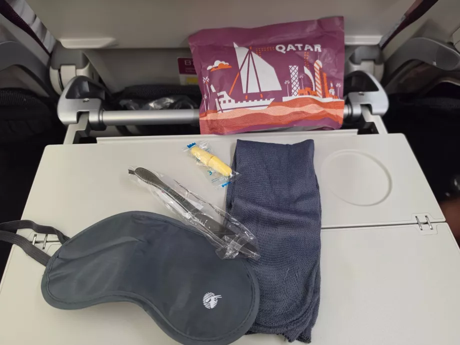 Contenu de la trousse de voyage