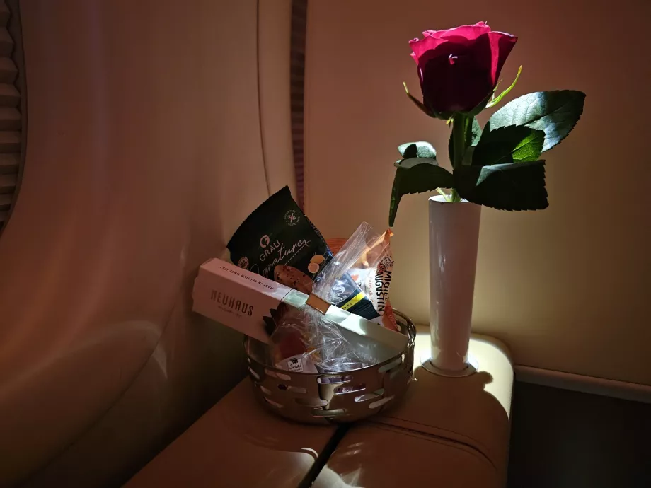 Collation en milieu de vol