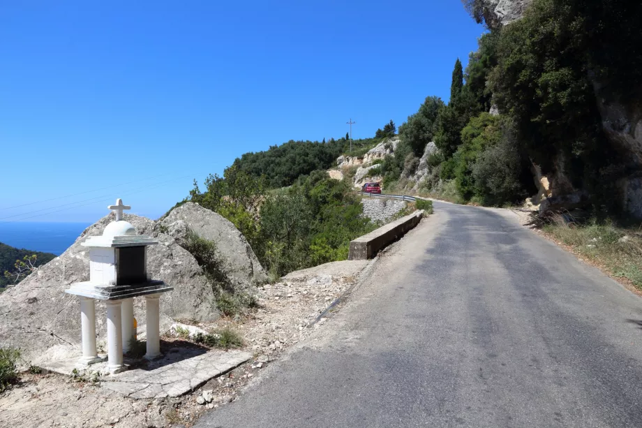 Routes à Corfou