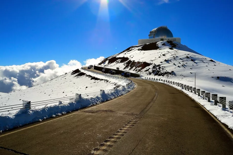 Mauna Kea en hiver