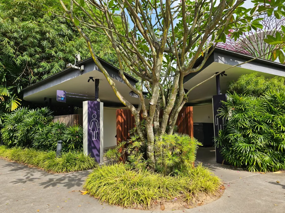 Gardens by the Bay, toilettes gratuites