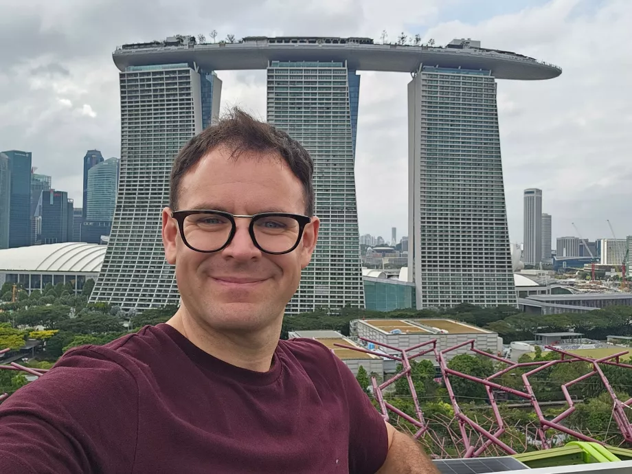 Moi à l'observatoire Supertree