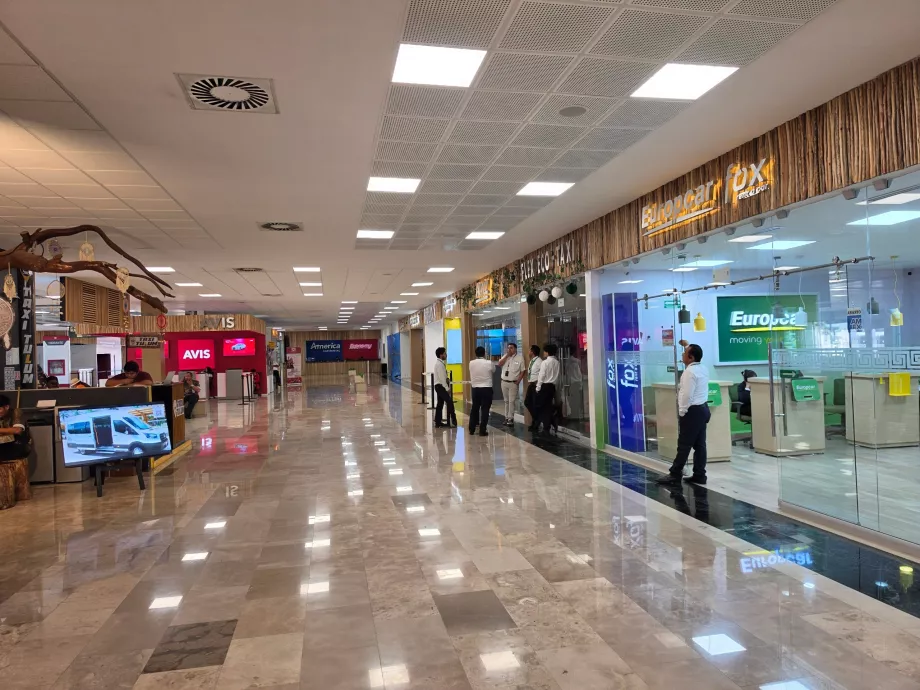 Comptoirs de location de voitures