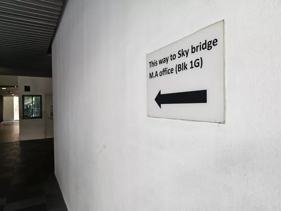 Entrée de Duxton Sky bridge