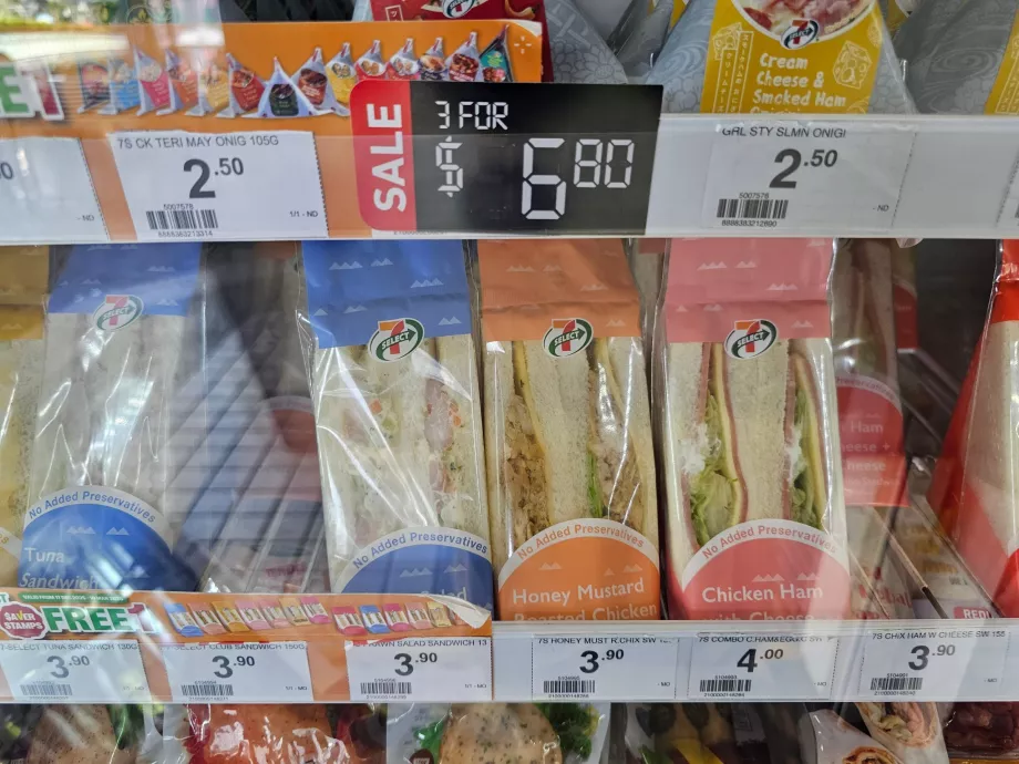 Prix chez 7-Eleven