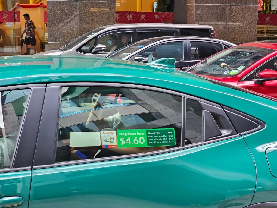 Liste de prix des taxis