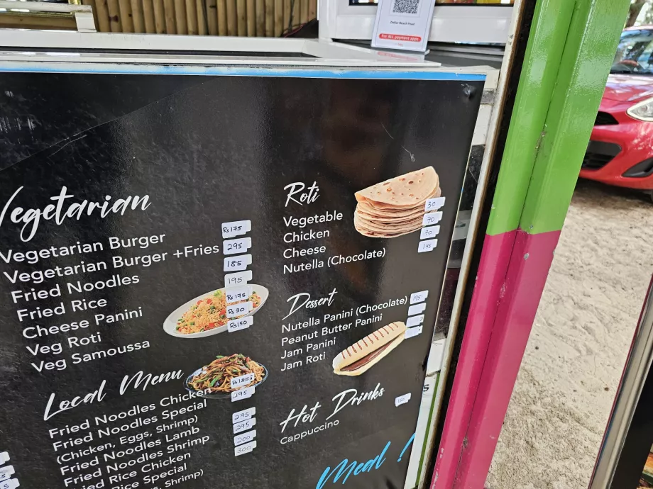 Prix des stands sur la plage