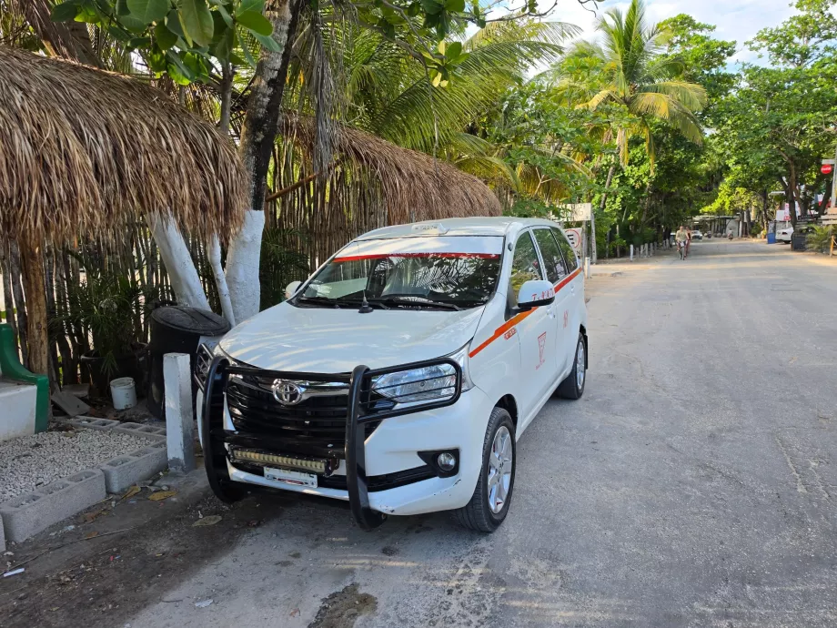 Taxi à Tulum