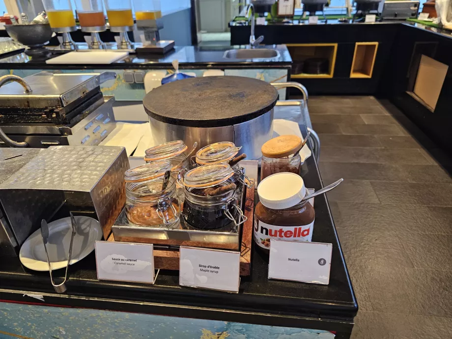 Nutella et sauces sucrées