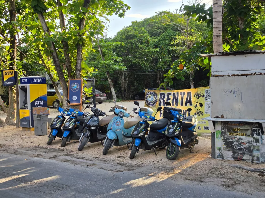 Location de motos à Tulum