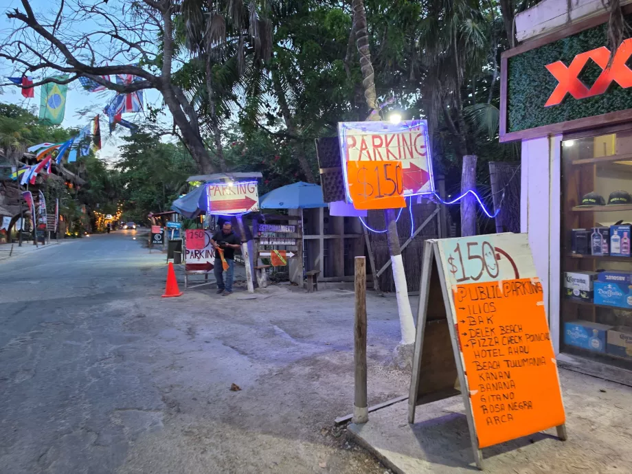 Parking à Tulum