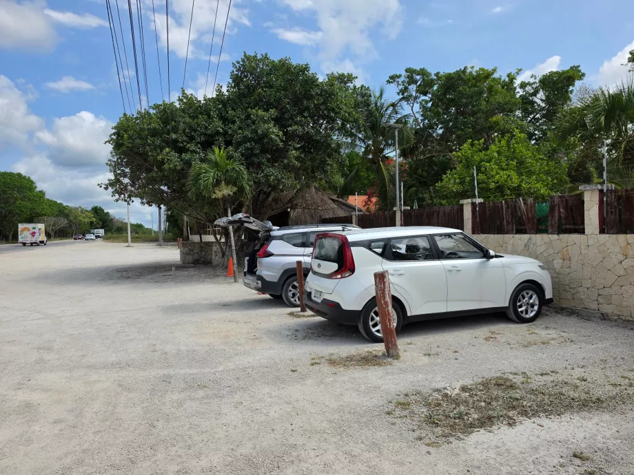 Parking du Gran Cenote