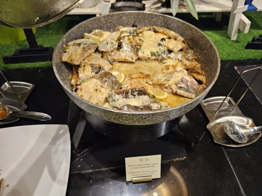 Poisson, dîner