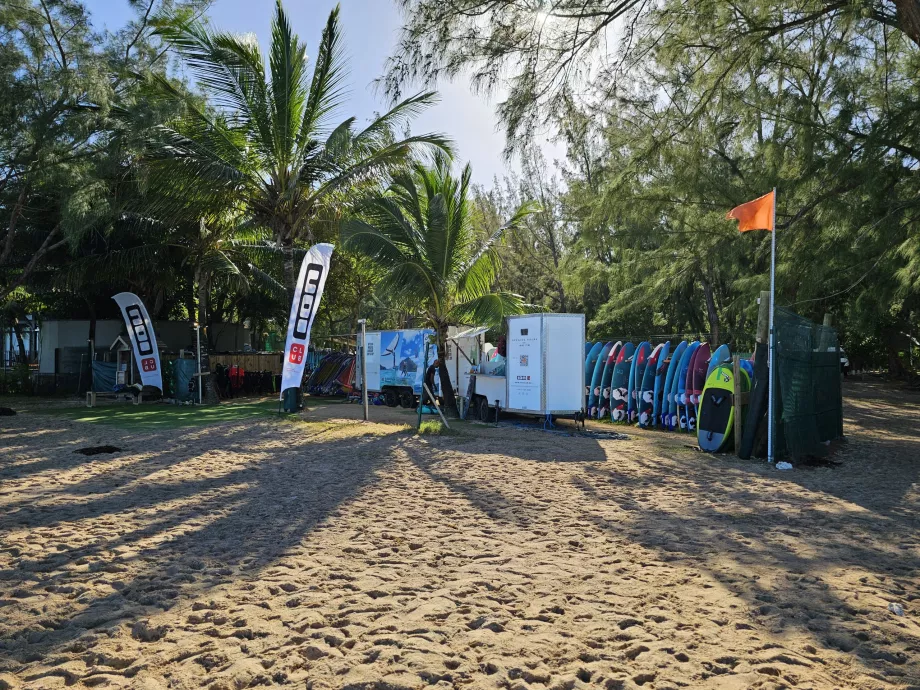 École de kitesurf à la plage du Morne