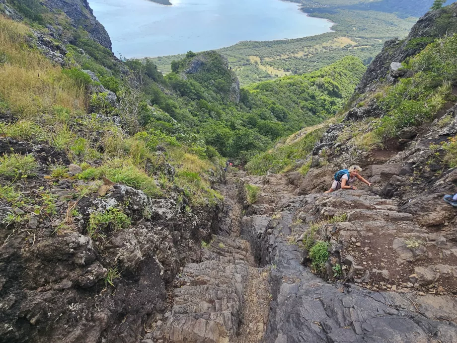 Escalade sur le Morne