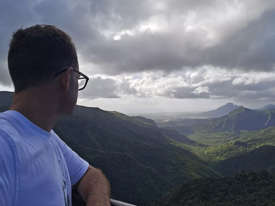 Moi au point de vue des Gorges