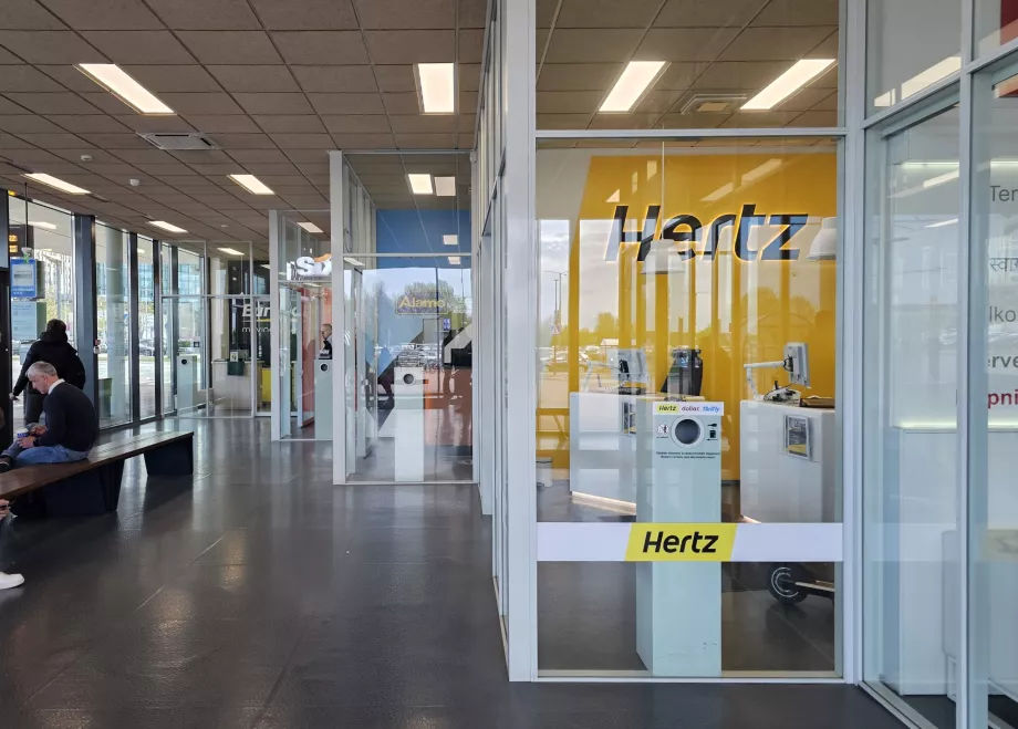 Comptoirs de location de voitures