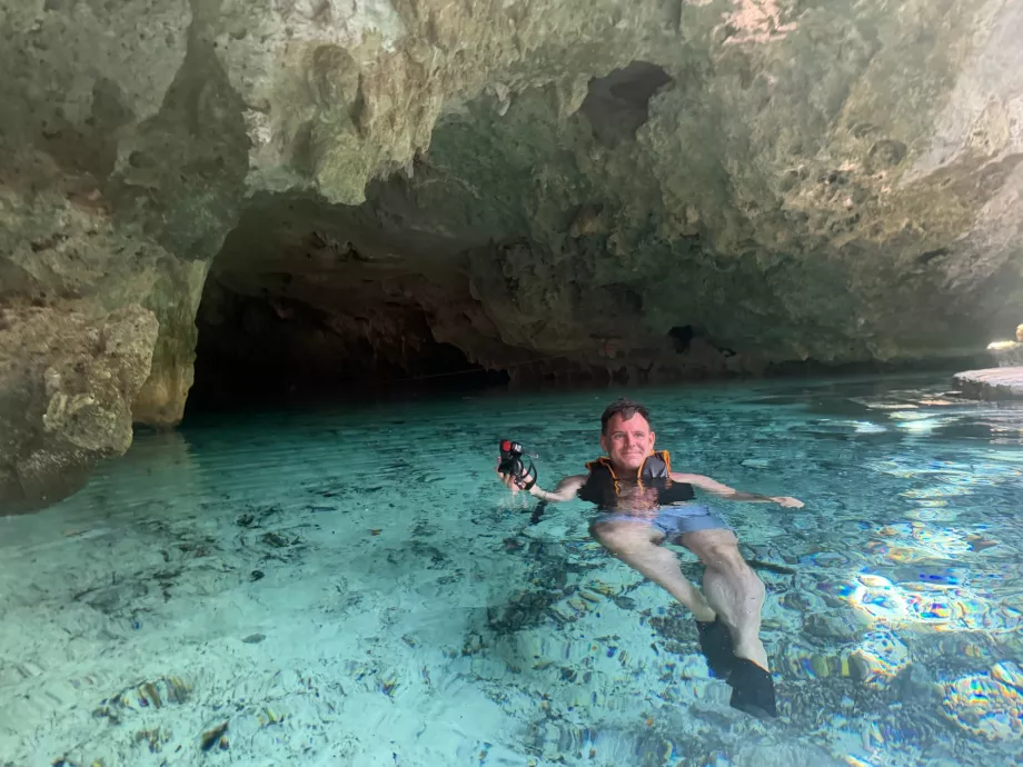 Moi au Gran Cenote