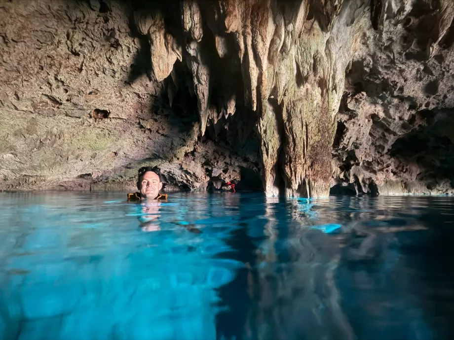 Moi au Gran Cenote