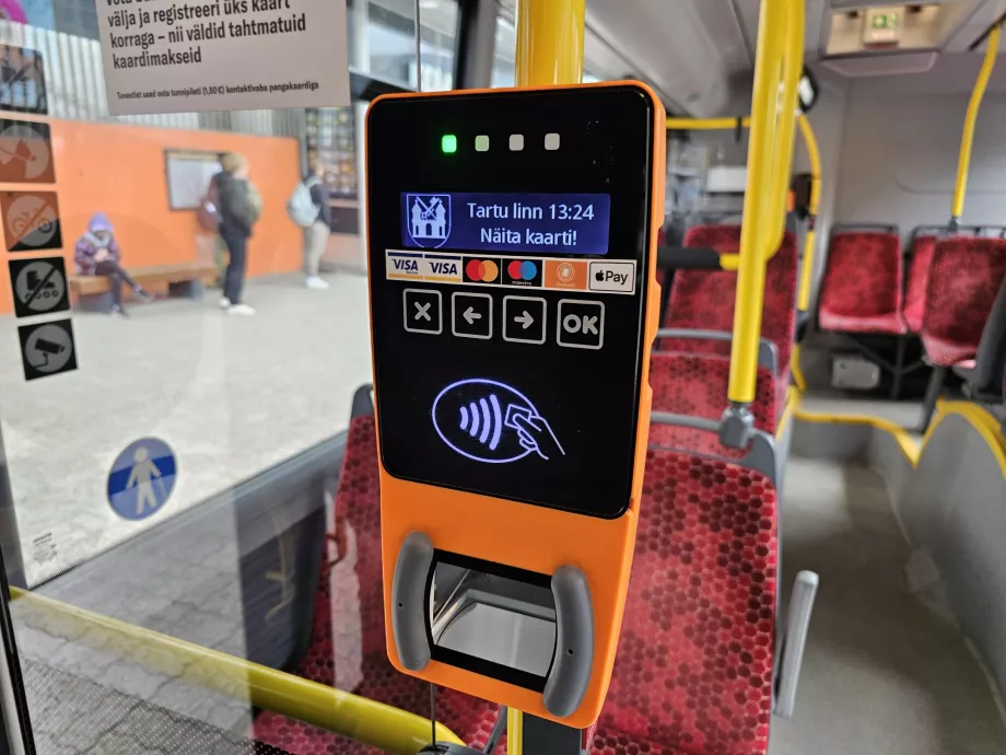 Payer le ticket de bus