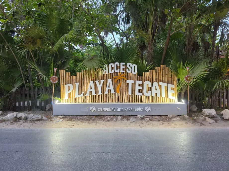 L'un des clubs de plage de Tulum