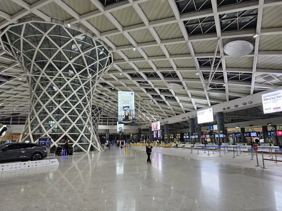 Comptoirs d'enregistrement, terminal domestique