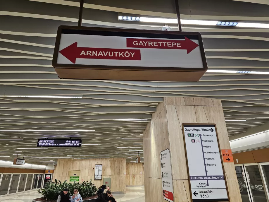 La direction de Gayrettepe vers le centre