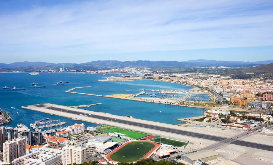 Arrivée par l'aéroport de Gibraltar