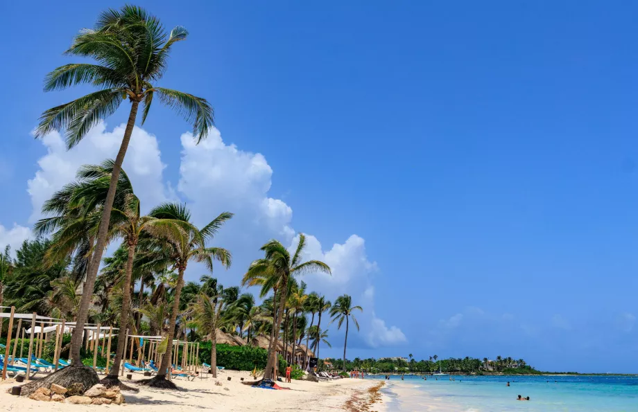 La plage d'Akumal