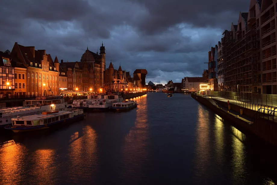Le quai de Moltway la nuit